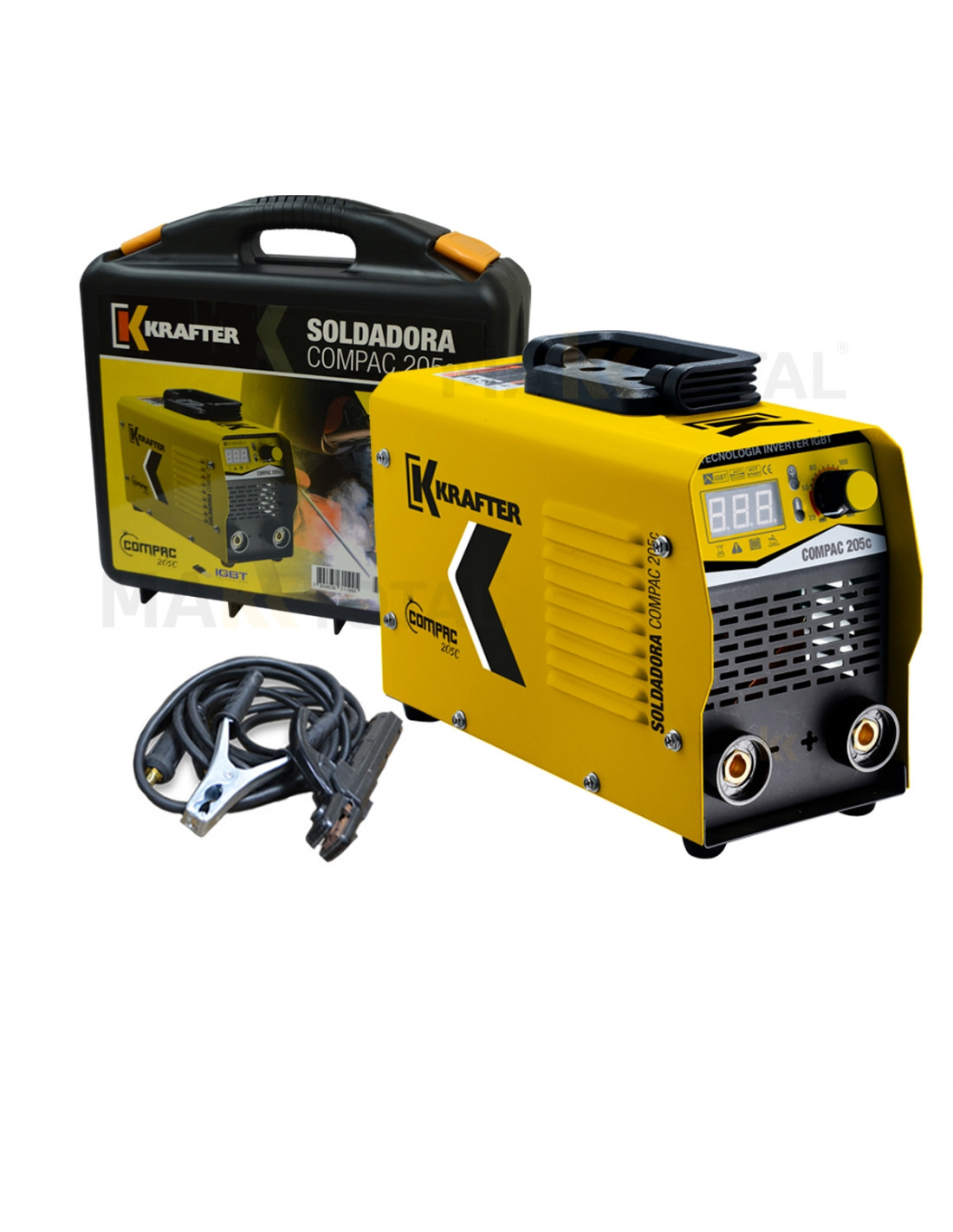 Soldadora Inverter 200A Krafter Compac 205C